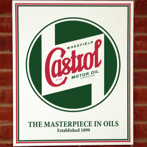 Castrol Classic Wall Sign 500 X 600mm